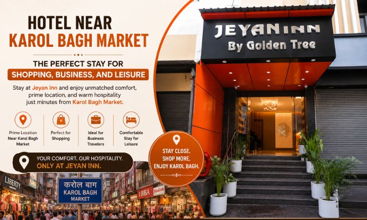hotel near Karol Bagh Market