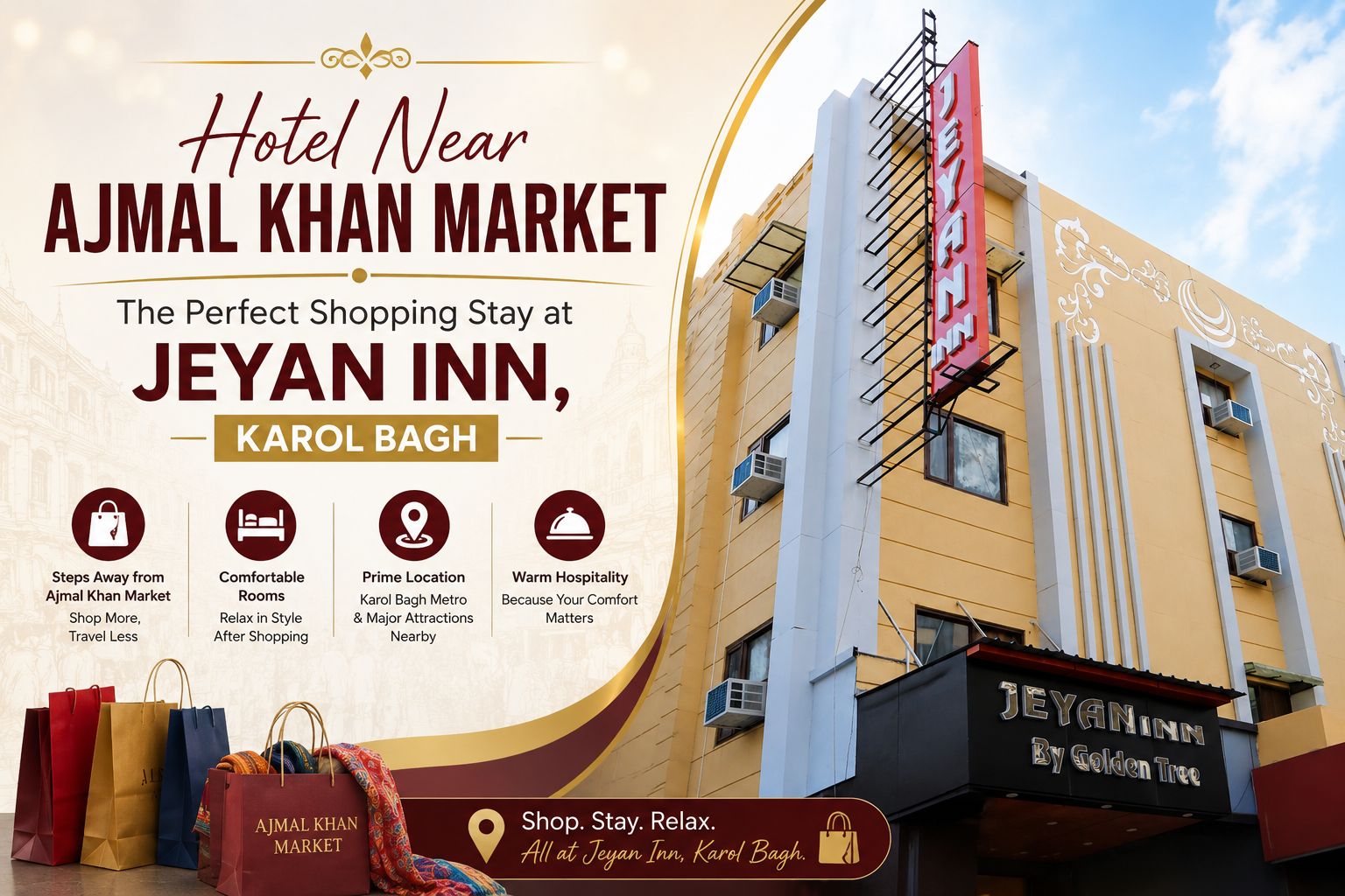 Hotel Near Ajmal Khan Market