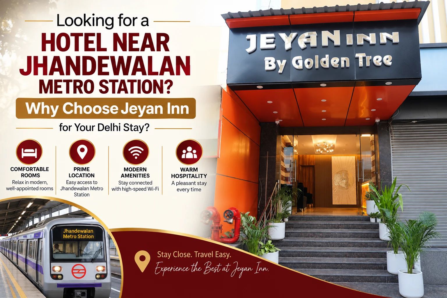 Hotel Near Jhandewalan Metro Station